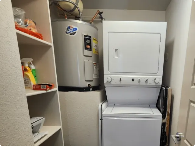 laundry room of a house
