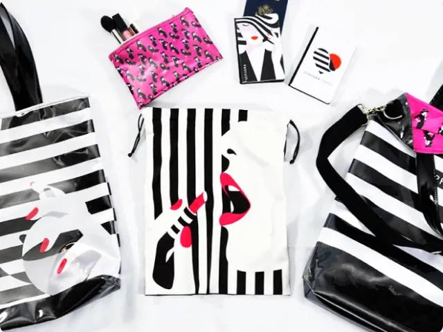 themed bags and wallets