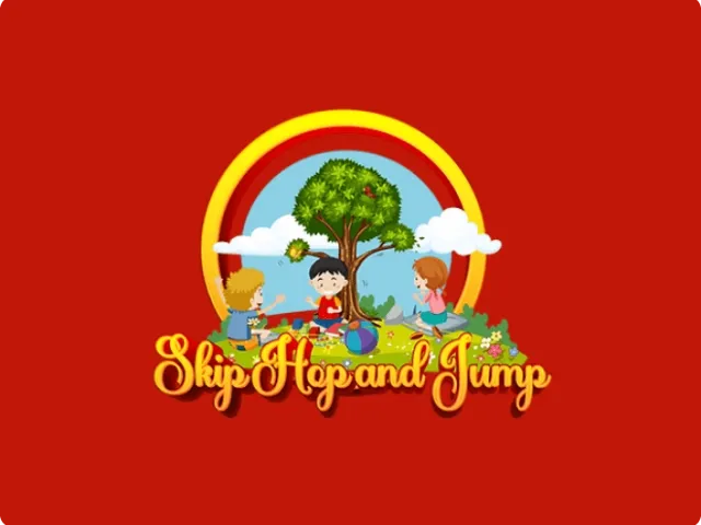 Logo of a company called Skip Hop and Jump