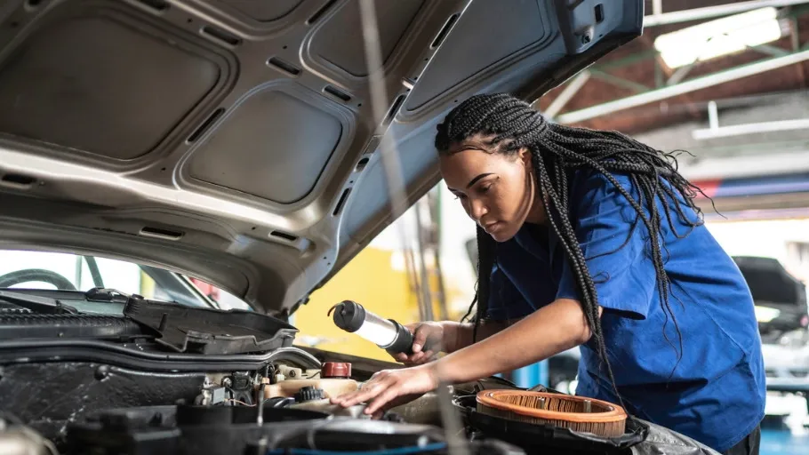 Auto repair shop owner uses business financing to get started.