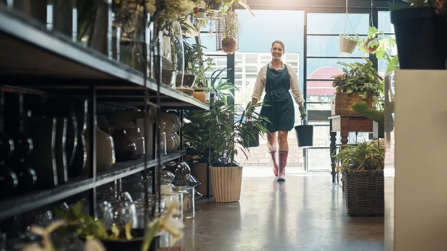 Small business owner uses debt for business growth.