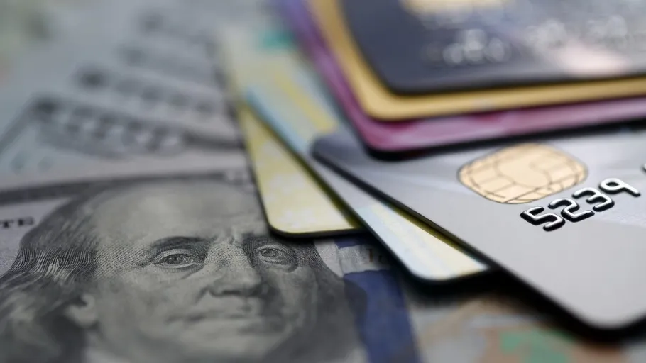 stack of credit cards