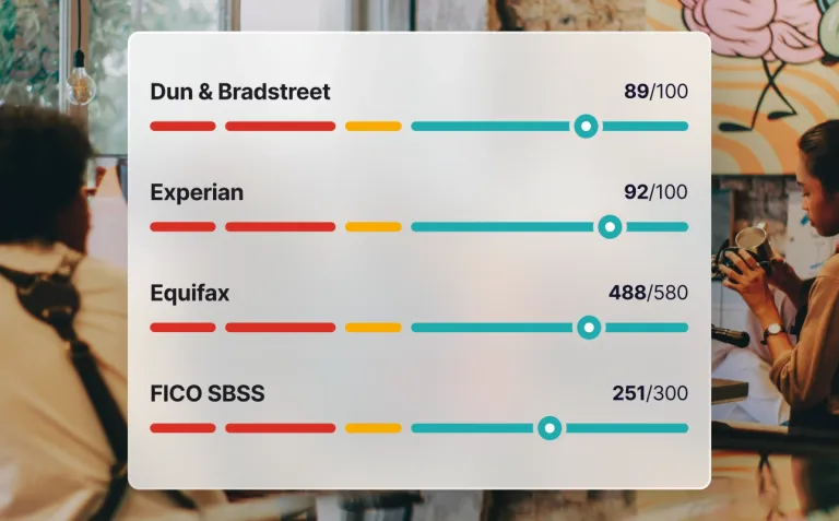 graph of your business credit scores