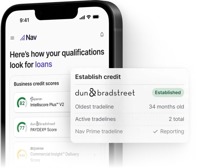 A mobile phone showing a preview of the Nav app experience