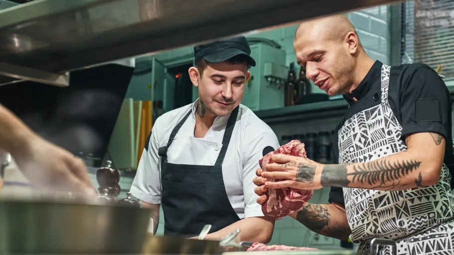 Restaurant owner uses restaurant equipment loans to stock their restaurant.
