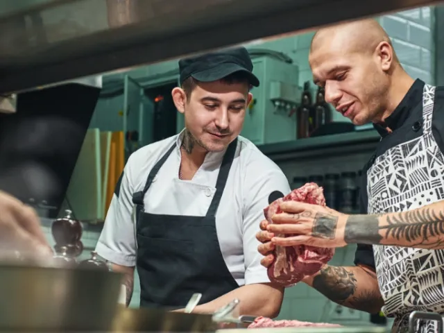 Restaurant owner uses restaurant equipment loans to stock their restaurant.