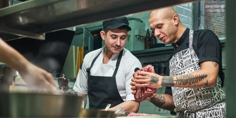 Restaurant owner uses restaurant equipment loans to stock their restaurant.