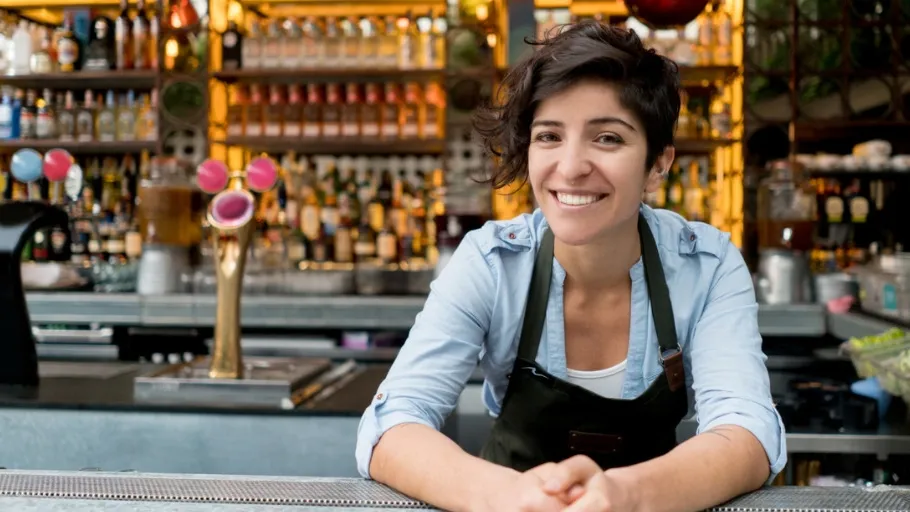 Restaurant owner uses customer reviews for marketing.