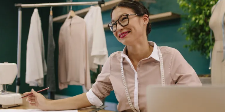 Small business owner gets business overdraft protection.