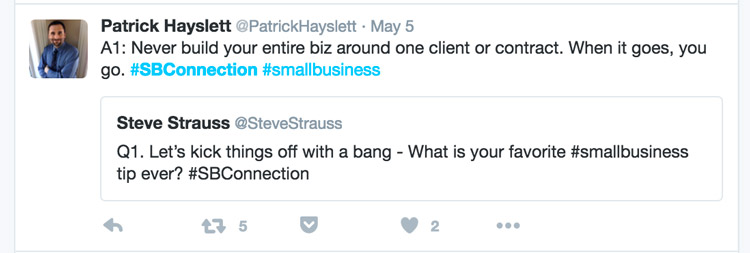 Steve Strauss Tweet