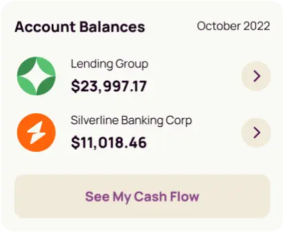 Account Balances: See My Cash Flow